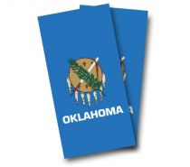 "Oklahoma Flag" Cornhole Wrap